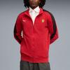 Puma X Scuderia Ferrari Collaboration T7 Vintage White Collar Zip Jacket Men Jackets 632754-02