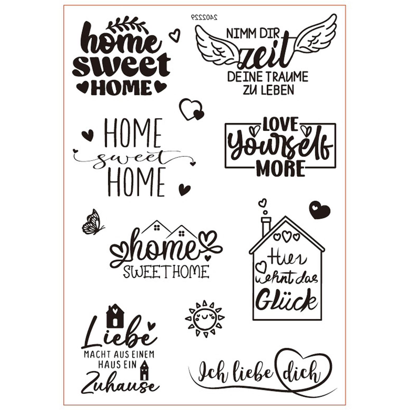 

Немецкие слова благословения Наклейка-переводка Водная наклейка для свечи, керамической кружки, стеклянной посуды, деревянной мебели 9