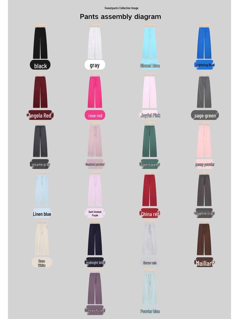 Women's High-Waisted Wide-Leg Yoga Sweatpants - Slimming & Loose Fit