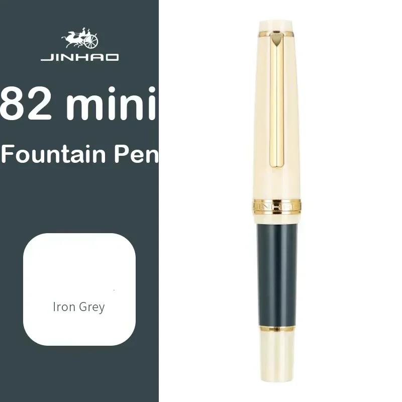 JINHAO 82 Mini Cute Short Portable Fountain Pen Calligraphy Practice Writing Business Pen Office School Supplies Stationery