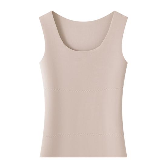 Gilet termico invernale da donna in velluto double-face, senza cuciture, foderato in velluto, blocco rapido della temperatura, riscaldamento