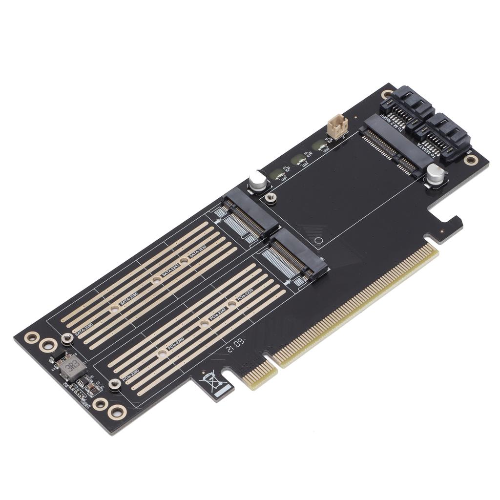 JEYI Adapter Card M.2 NVMe To PCIE X4 X8 X16 NGFF MSATA Expansion Heat Sink Converter