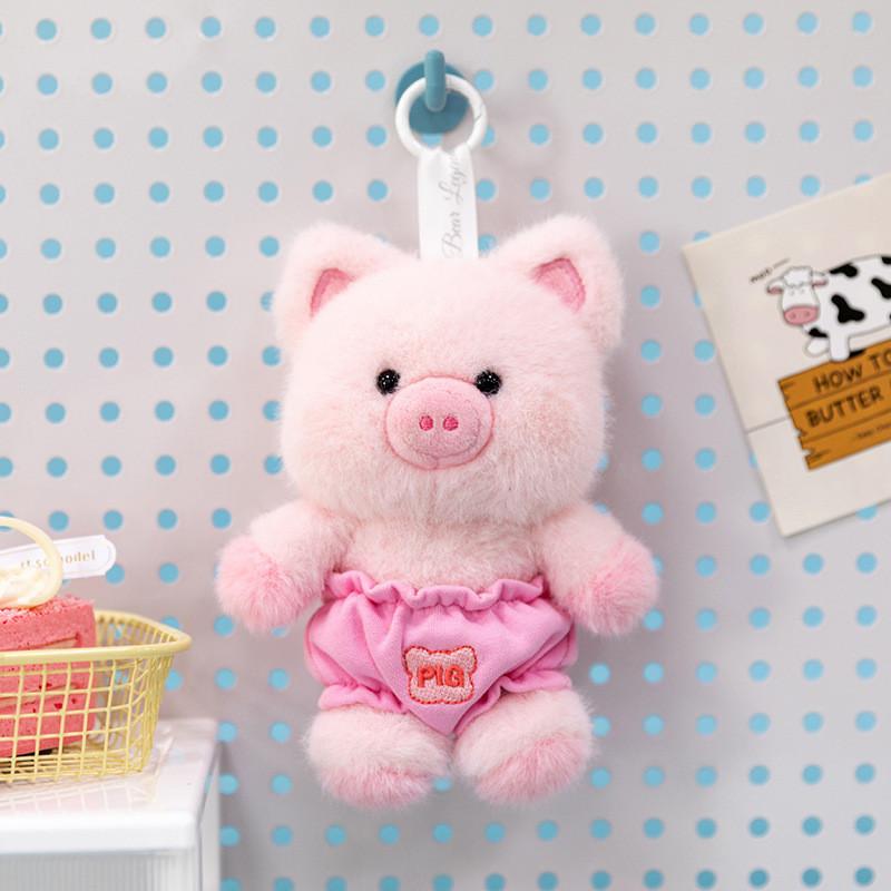 Capybara Pig Cat Plush Keychain With Soft Short Pile For Kids And Collectors