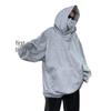 Unisex High-End Heavyweight Turtleneck Hoodie with Embroidery - Autumn/Winter Trend