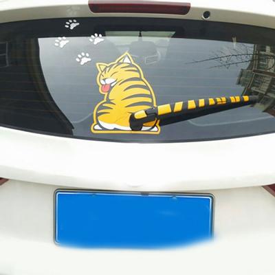 Pratico tergicristallo decalcomania leggera antigraffio decalcomanie autoadesive per la decorazione del lunotto posteriore in vetro per lo styling dell'auto