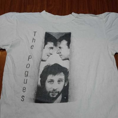 Maglietta Bianca The Pogues Band Regalo Per Amici Cotone Unisex Maglietta Unisex