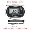 LCD Digital Water Temperature Meter High Accuracy LCD Display Thermometer for Aquarium Fish Tank Reptile Habitat