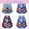 Cute Cartoon Ultraman Hard Shell Backpack For Boys And Girls In Sky Blue Color