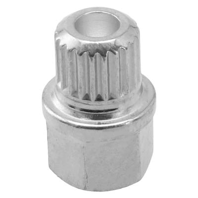 Nut Screw Wheel Lock Car Accessories Car Anti Theft Hollow Removal Key Replacement Resistant Silver Tone Steel High Quality