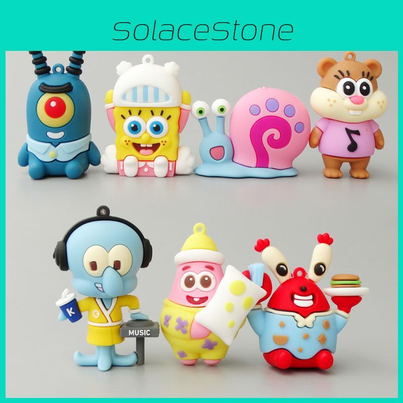 Patrick Spongebob Squarepants Star Plankton Action Figure Model Gift Decorations