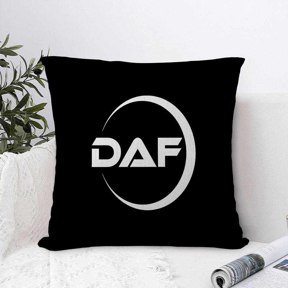 D-A-F logo Maple Design Cushion Cover Happy Autumn Harvest decor Holiday Decorati Pillow Cover