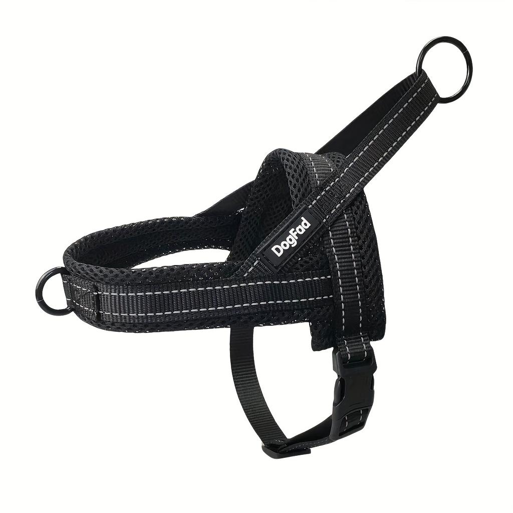 Reflective No-Pull Dog Harness - Adjustable, Escape-Proof Vest for Small To Large Breeds, Hand-Wash Only, DogFad