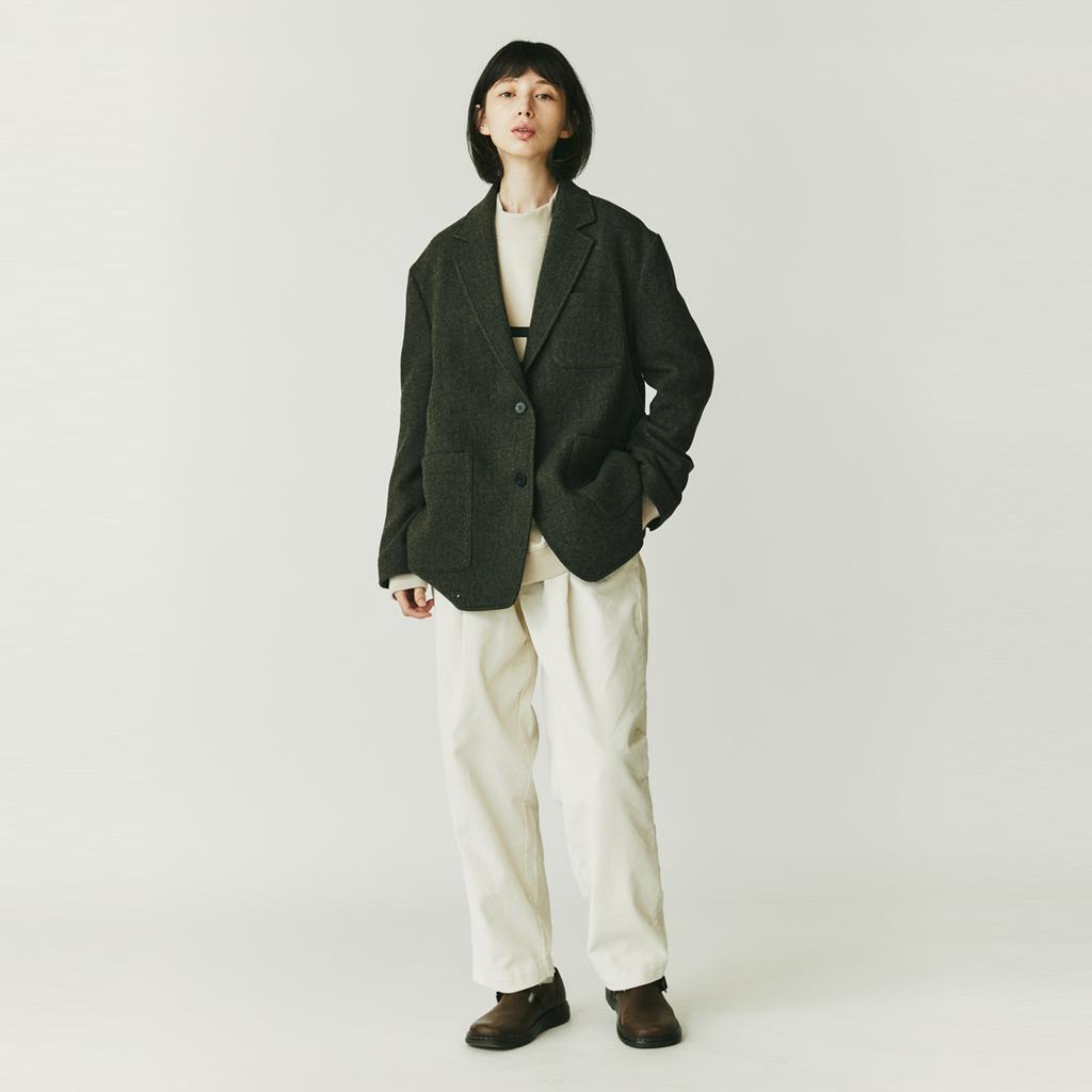SPNK Corduroy Loose Fit Elastic Waist Pants (Women'S)_Ivory