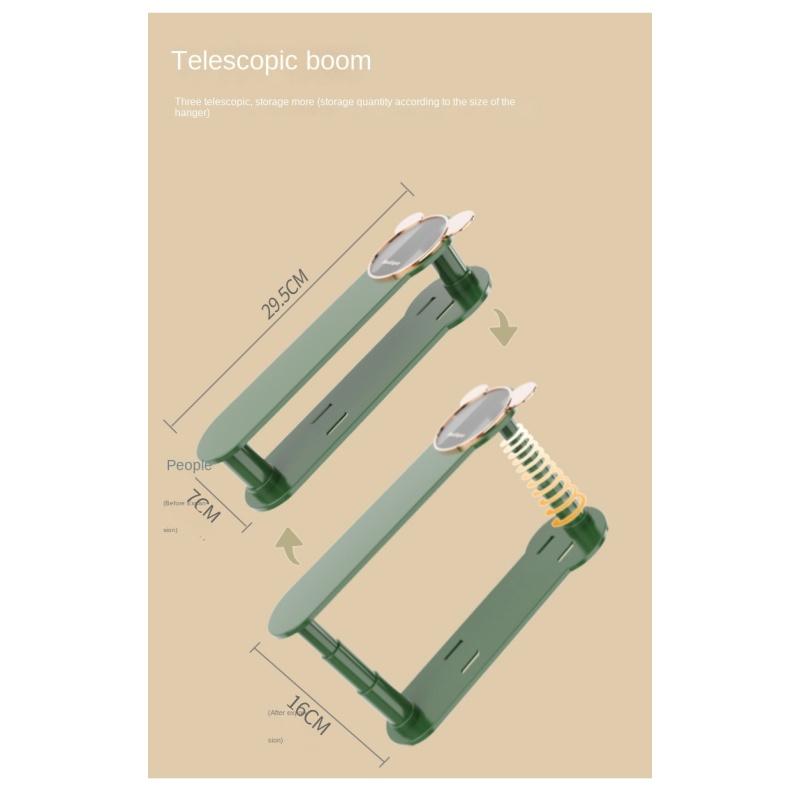 Appendiabiti contenitore Artefatto, Rack organizer per balcone senza foratura, Organizer per appendini salvaspazio per uso domestico