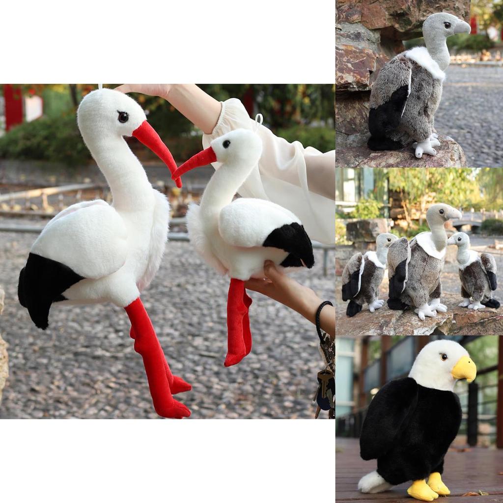 Realistic Eagle Plush Toy For Wildlife Enthusiasts 25cm/35cm/45cm