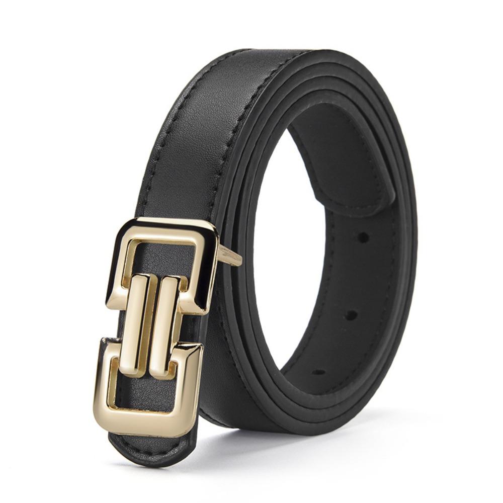 PU Thin Belt Adjustable Slim Pants Belt Gifts Women Belt Women's Accessories