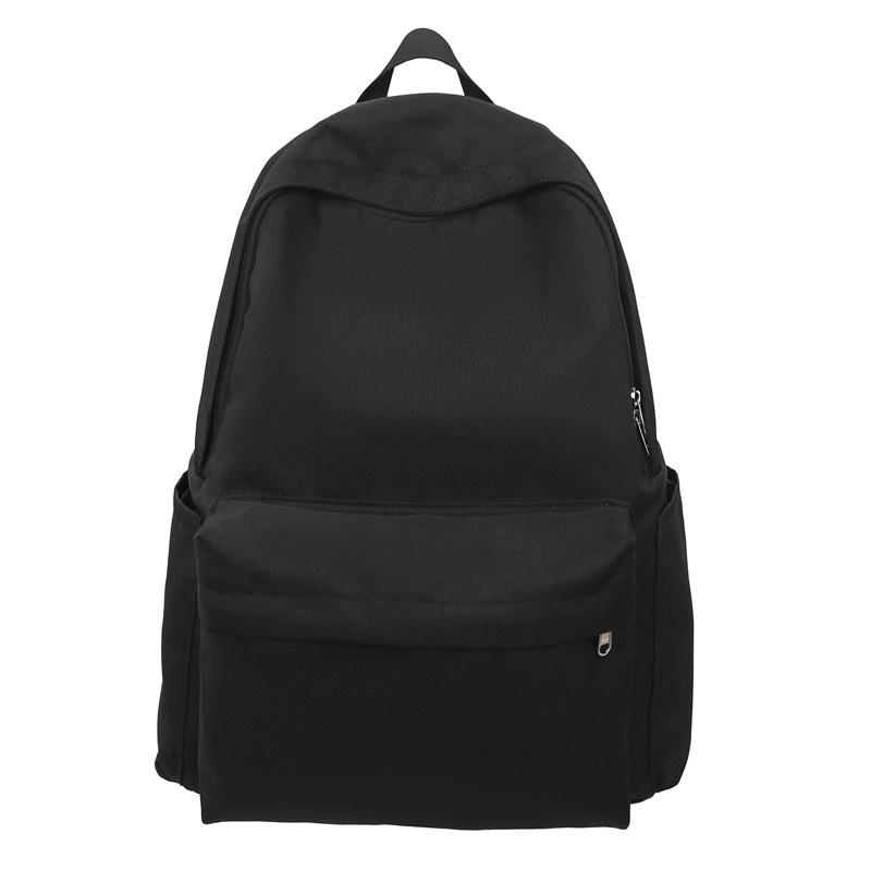 

Nylon simple daily commuter small backpack spring and summer new large-capacity junior high school backpack чёрный
