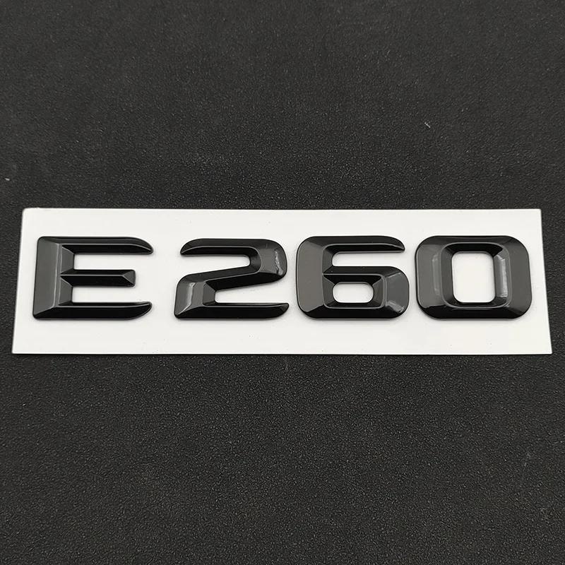 3D ABS Self-adhesive Letters For Car Stickers For Mercedes-Benz E200 E220 E260 E320 E350 CDI 4matic Emblem Trunk Accessories