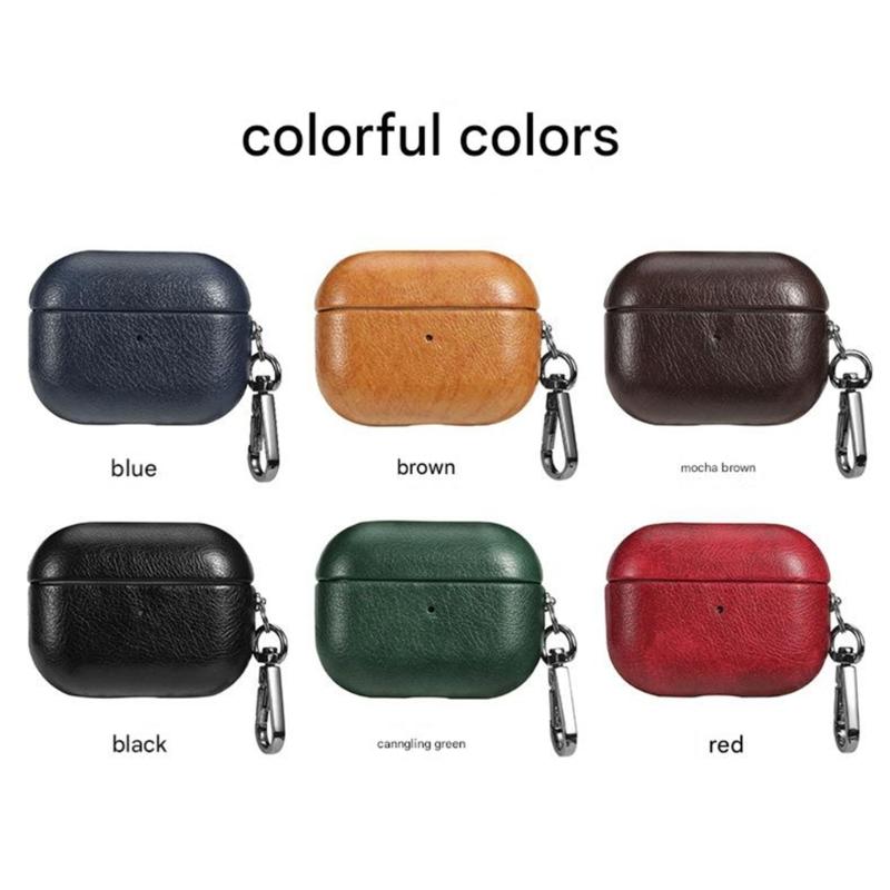 Full Coverage Leather Texture Protective Case For Pods 1 2 3 4 and More Models Anti Slip and Precise Button Cutouts