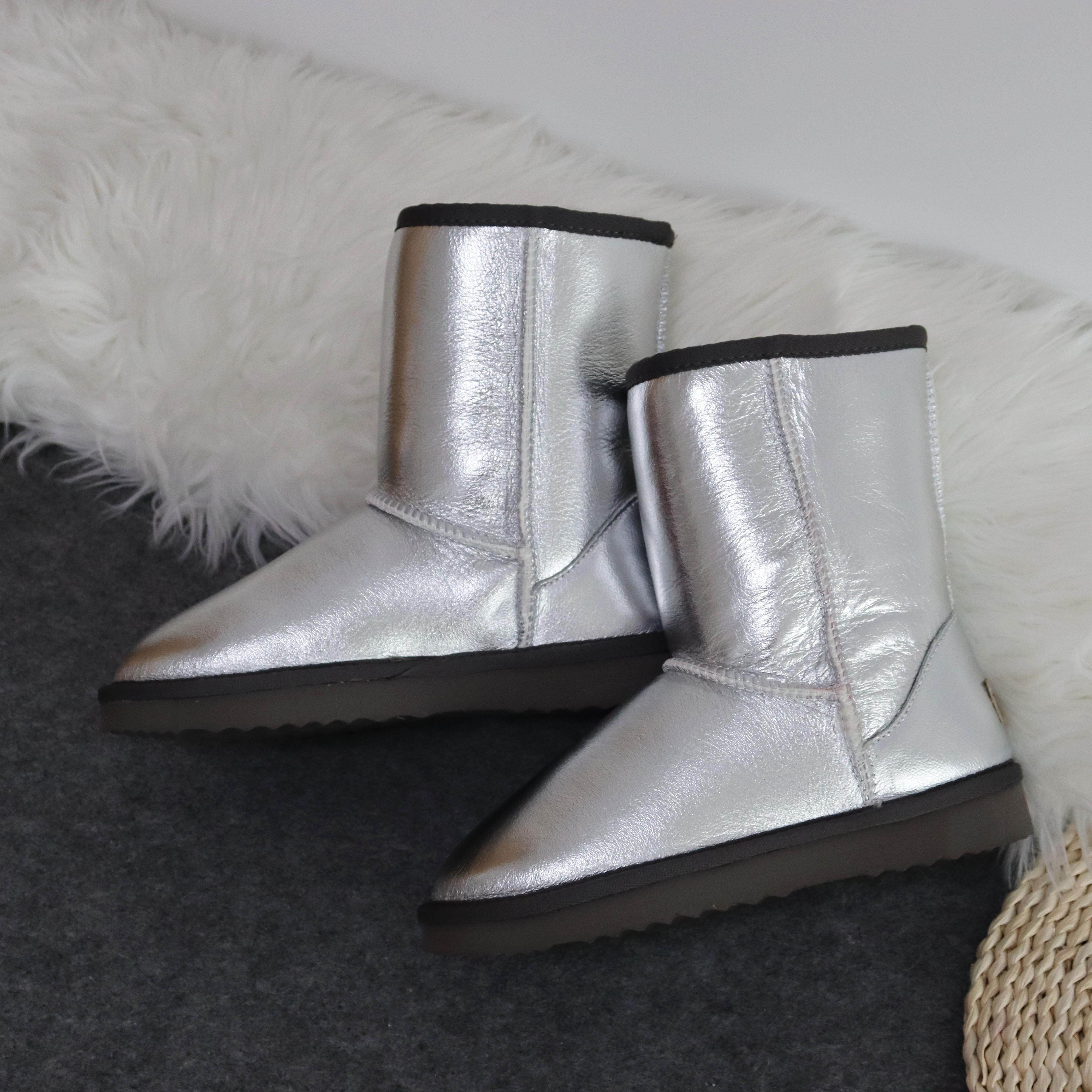 Водонепроницаемые зимние сапоги женские из натуральной овчины 2024 г. — фото 5