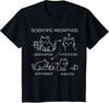 Science Cat Language Fun Science Cat Teacher Student Cool T-shirt Casual Printed T-shirt Top Women Clothing Fashion Personality