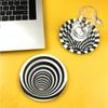 Sottobicchiere 3D Creativo Fai da Te Rotondo Geometrico a Spirale Stampo in Silicone Nuovo Cemento Resina Resina Epossidica Stampi 2023