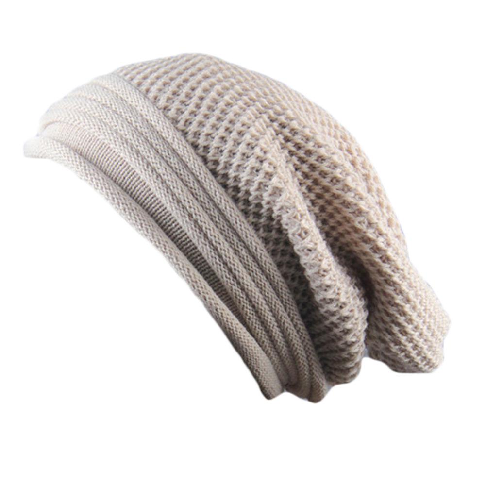 Unisex Warm Plicated Woolen Hat Knitted Cap for Spring Autumn Winter Outdoor Activities Gift