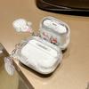Cartoon Small New Snowman for AirPods 1 Apple Bluetooth Wireless 1/1 Generation Quicksand Earphone Cover Cute Pro1