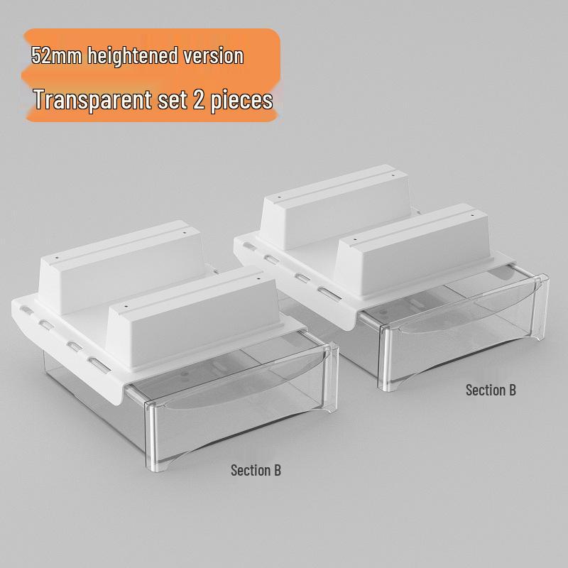 Adjustable Under-Desk Drawer: No Nails, No Drilling, Invisible Storage for Home or Office