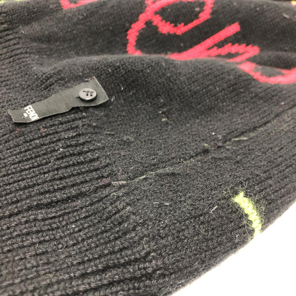 Fendi FZY463 AH3E 21AW Logo Multicolore ARTIST ALLOVER Crew Neck Top Sweater