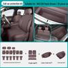 NIO ES8 Front & Rear Trunk Mat: Full-Coverage Leather Protection for 26 Models