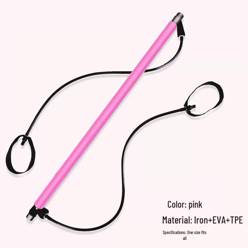 

Домашня палиця для пілатесу та еластична стрічка для жіночої йоги та силових тренувань