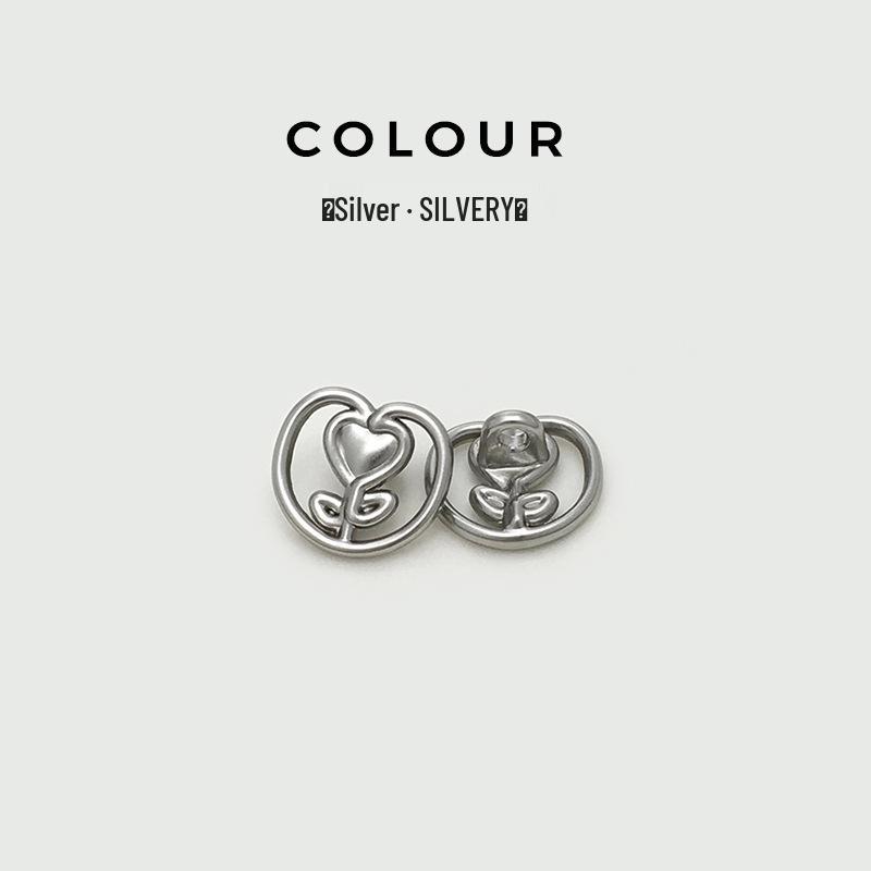 Irregular Metal Shirt Buttons: Asymmetrical Rhinestone-Decorated Buttons for Men's and Women's Cardigans and Sweaters