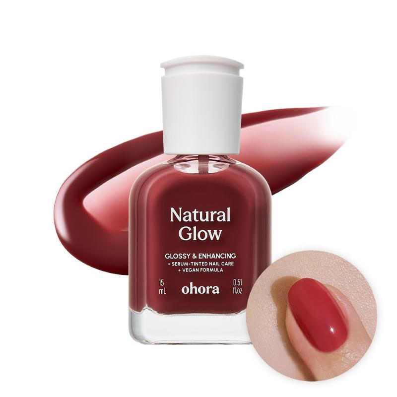 OHORA Fortifiant Ongles Sirop 15ml (15 Couleurs / Incl. 5 NOUVELLES Couleurs) - Vernis Hydratant pour Soin des Ongles