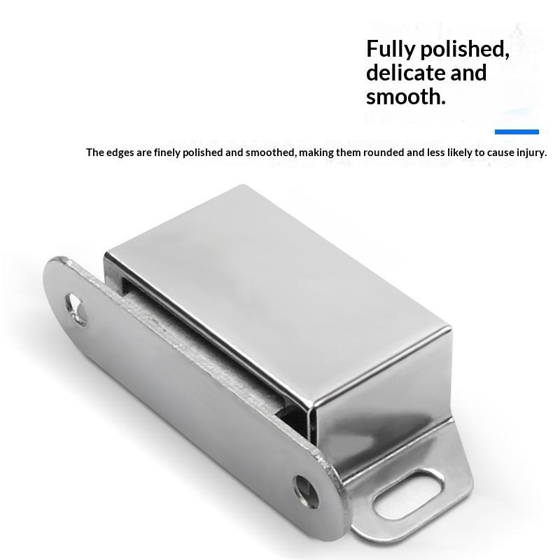 Magnetic Door Catch 10PCS Heavy Duty Stainless Steel Easy to Mount Strong Hold for Cabinet Drawer Closet Home Use