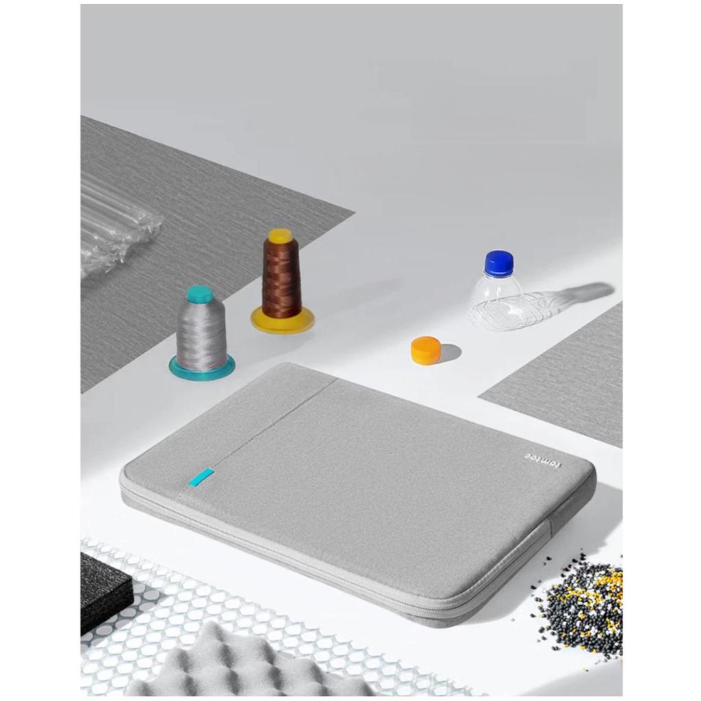 Tomtoc Laptop Sleeve, 13-Inch, Thin And Simple Design, Light Gray