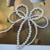 Elegant Pearl Bowknot Charm For Jewelry Making Diys Keychain Necklace Earrings Crafts Shoe Buckle Ornament Accessories