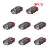 1-10pcs LED Sensor Headlamp USB Rechargeable Hat Clip Cap Light Torch Camping Headlamp Work Light For Hiking Fishing Headlight