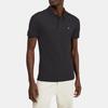Calvin Klein Solid Color Button Short Sleeve Polo Shirt Men Tops Black J30J325269-BEH