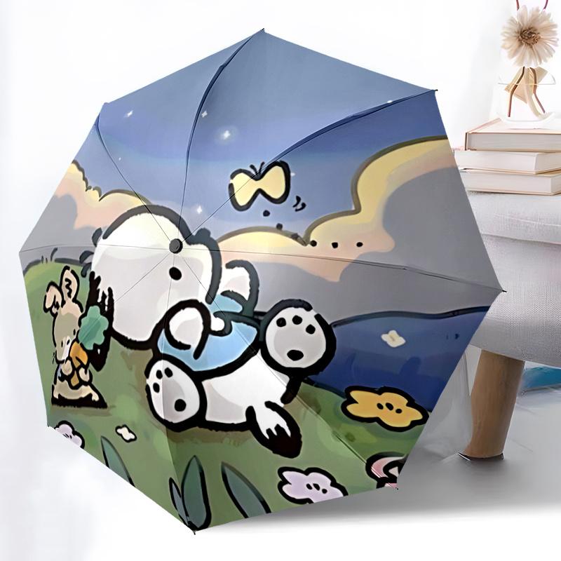 1pc Sanrio Characters Automatic Opening/Closing Umbrella with Foldable Design, Outdoor for Fans, Travelers, Daily Use, Gift Suitable for All Occasions