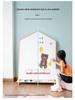 Kids' Double-Sided Magnetic Drawing Board: Stand-Up, Erasable Whiteboard & Chalkboard for Doodling and Coloring.