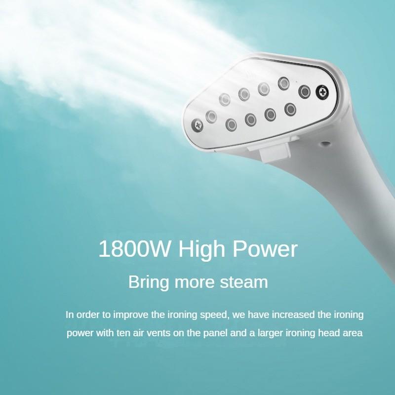 1800W Household Vertical Double Bar Steam Electric Iron Large Capacity High Power Hanging Ironing Machine Garment Steamer
