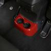  ABS Rear Cup Holder Decoration Protective Cover Sticker Fit For Jeep Wrangler JK 2011-2017 Interior Accessories