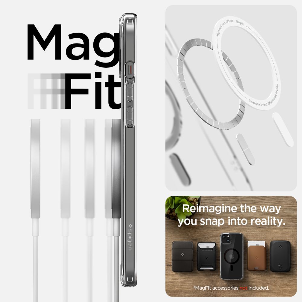 Spigen Ultra Hybrid Mag Magsafe Iphone 15 Black