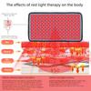 120LED Mini Therapy Blanket Portable Red Light Waist Belt Household Hot Compress Therapy Device Infrared Waist Protection Pad