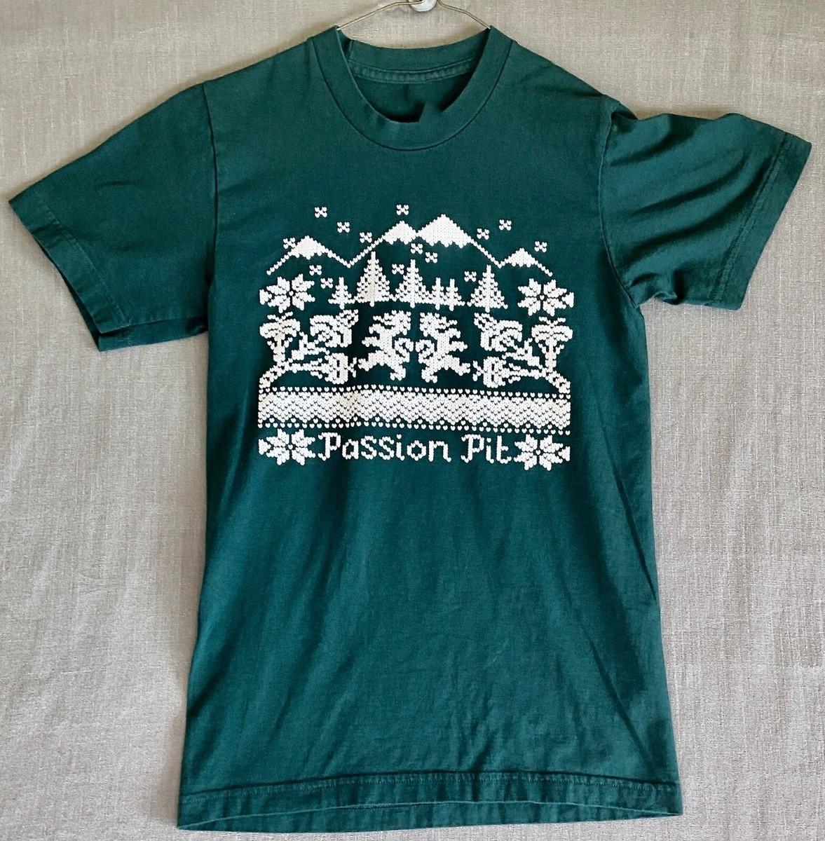 Passion Pit Band Christmas Holiday Forest Green Shirt Unisex S-5XL 1V1230 XXXXL