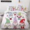 Cartoon Animal King Queen Duvet Cover Elephant Red Car Bedding Set for Kids Lion Monkey Wildlife 2/3pcs Polyester Quilt Cover