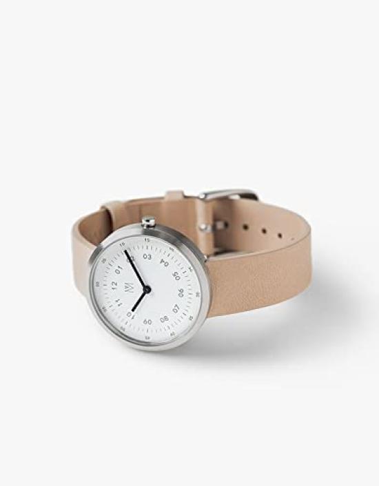 Maven Watches 34mm Artisan Series Minimalist Fashion Watch Camel (Drizzle 34mm)