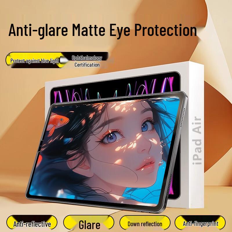 Baoshiqing AG Matte Anti-Blue Light Tempered Glass Screen Protector for iPad
