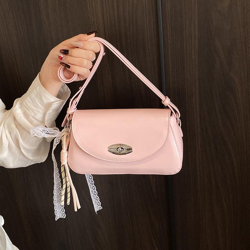 IELGY Trendy All-Match Small Square Bag Fashion One-Shoulder Casual Messenger Bag